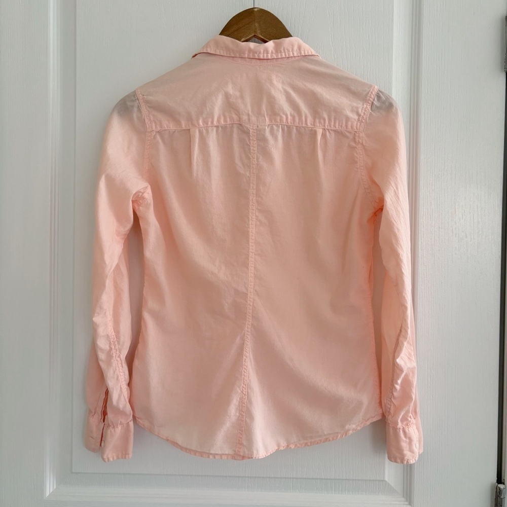 Frank & Eileen Peach Barry Button Up Shirt XS Coastal Classic - Picture 5 of 9